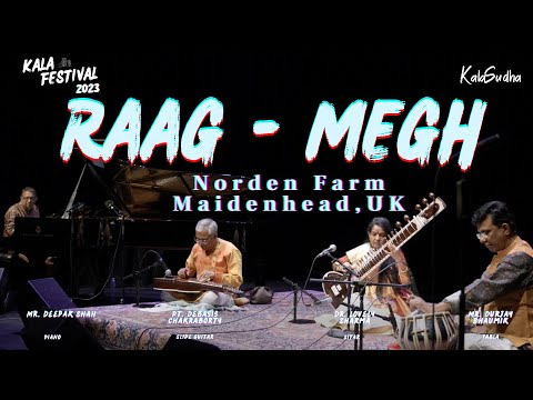 Raag Megh | Music of India | Indian Slide Guitar, Piano, Sitar & Tabla | Kala Festival 2023