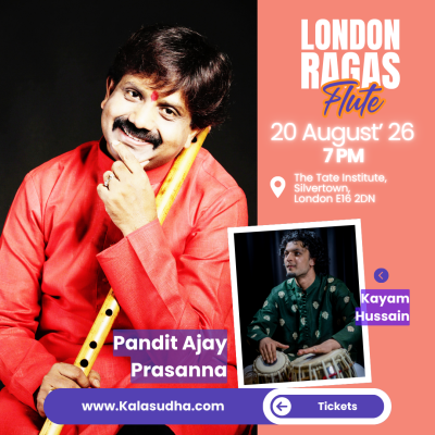 KalaSudha-Concert-20-August-2026-London-Pandit-Ajay-Prasanna