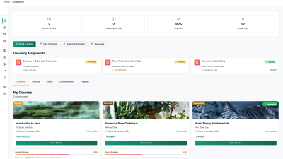Student-dashboard-KalaSudha